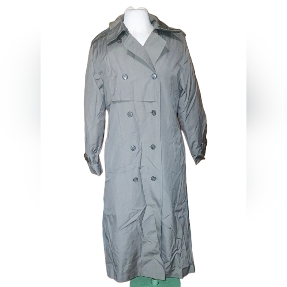 The Jack Set Trench Coat Size 16 Made In Poland Wo
